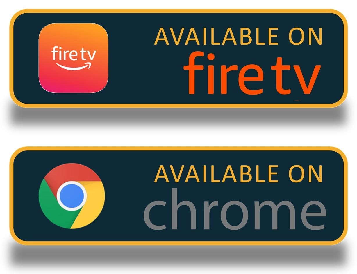 Image showcasing our IPTV service available on Fire TV and Chromecast in Canada.