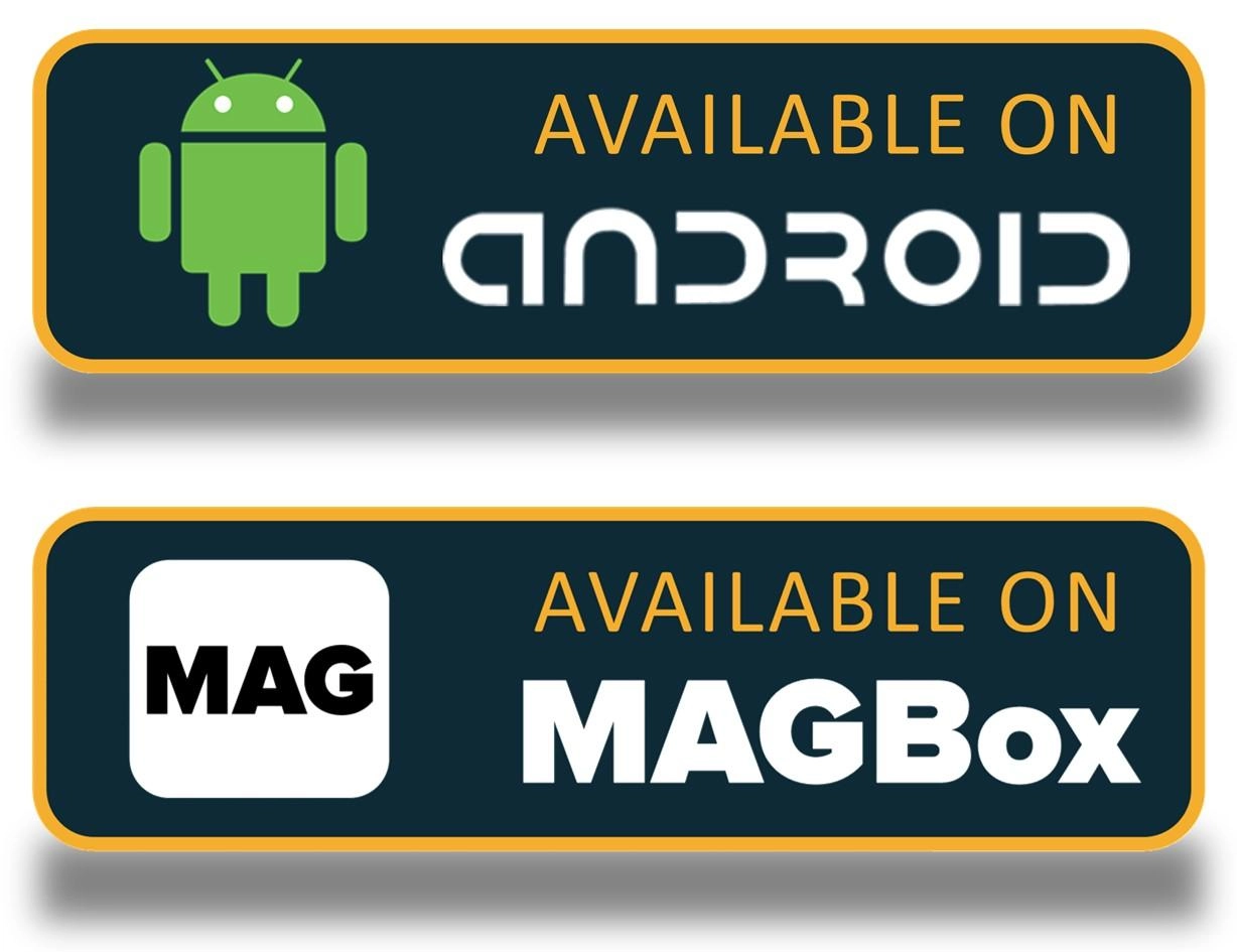 Image depicting our IPTV service available on Android devices and MAG boxes in Canada.